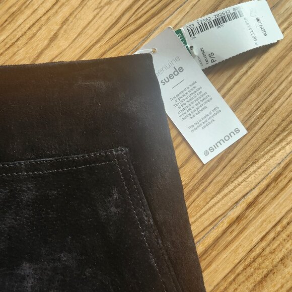 [NWT] ICONE Suede A-Line Mini Skirt - Picture 5 of 7